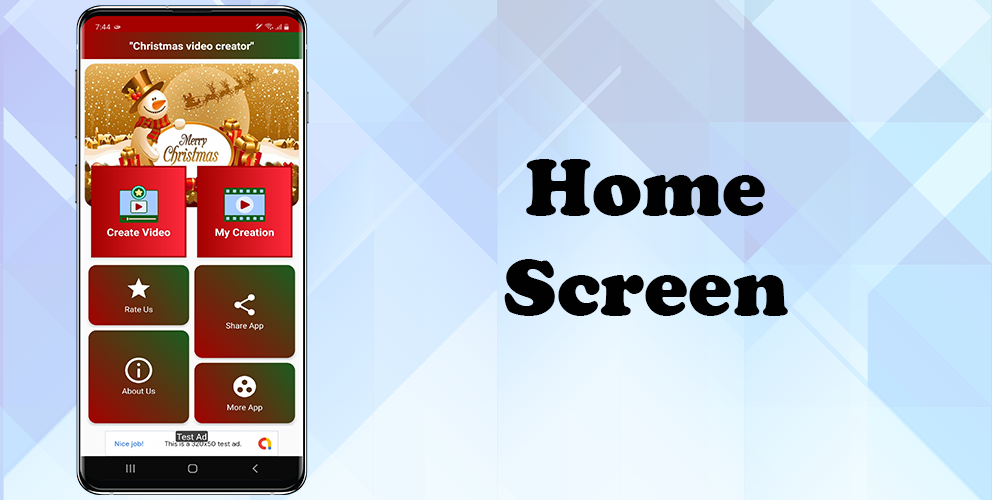 Christmas Video Creator With Song(SDK 29 and Android 11 supported)